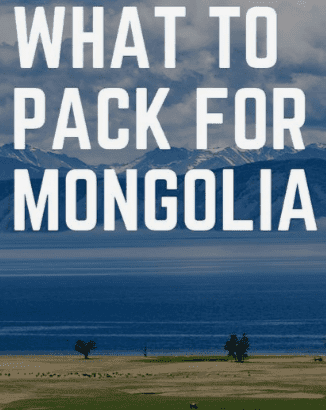 pack for mongolia